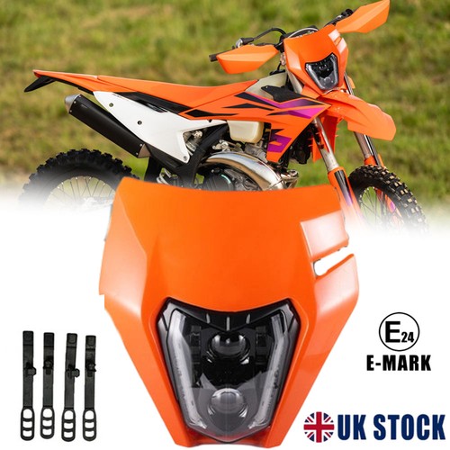 Led headlight orange fairing - headlight,